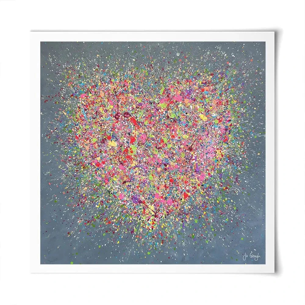 Home Is Where The Heart Is Art Print Home Is Where The Heart Is Art Print wall art product Jo Gough