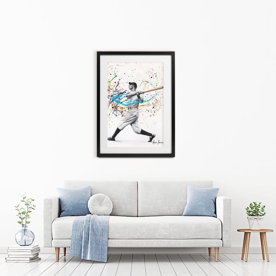Home Run Framed Art Print wall art product Ashvin Harrison