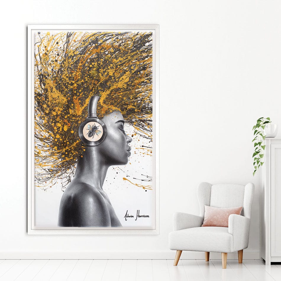 Honey Melody Canvas Print wall art product Ashvin Harrison
