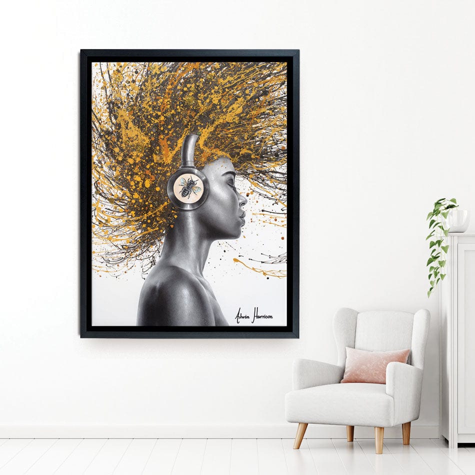 Honey Melody Canvas Print wall art product Ashvin Harrison