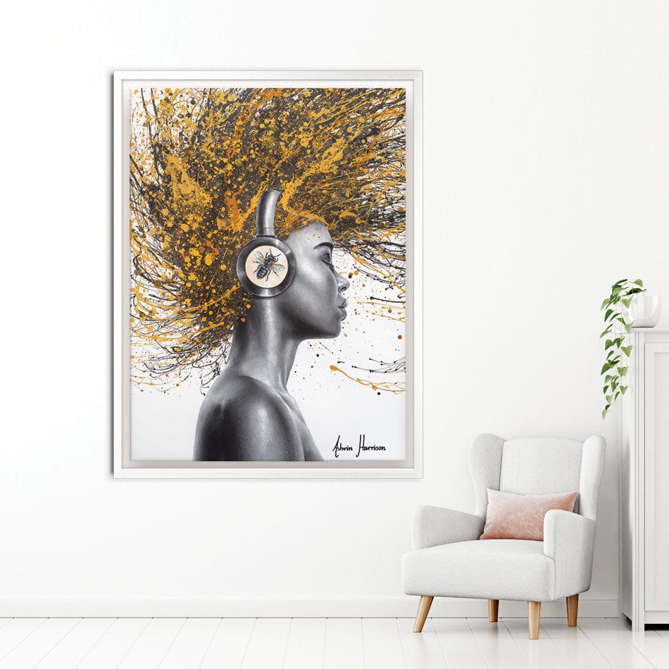 Honey Melody Canvas Print wall art product Ashvin Harrison