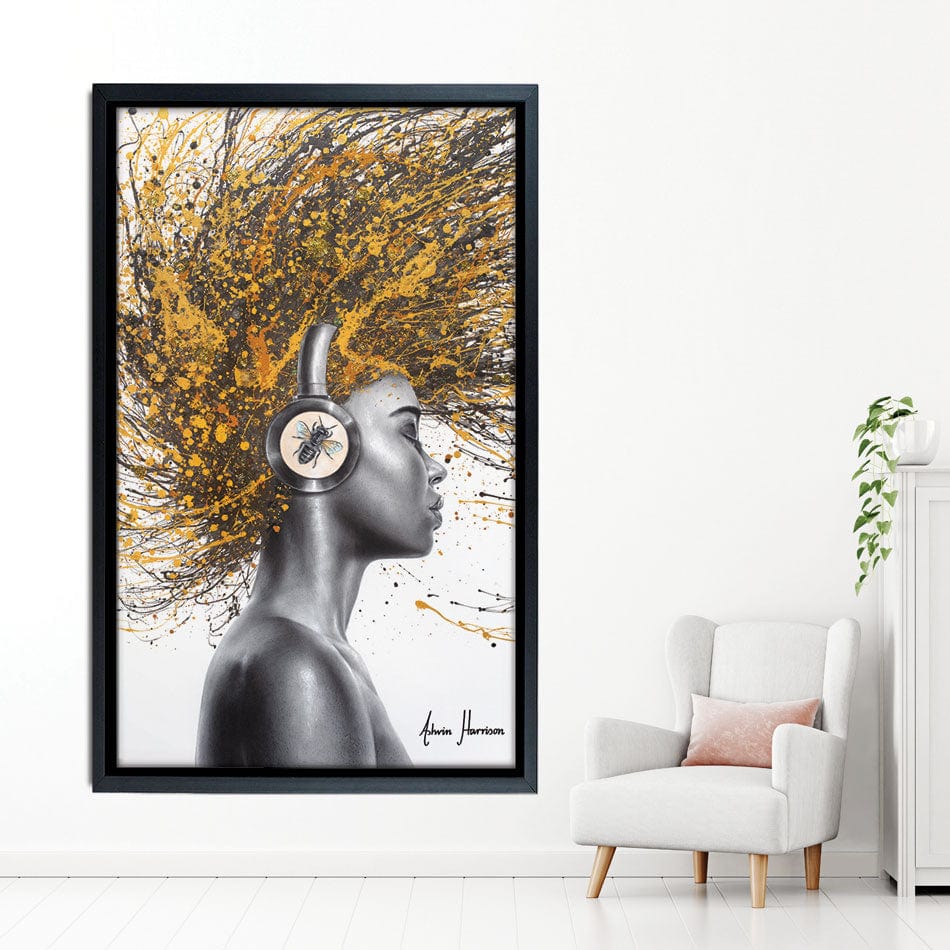 Honey Melody Canvas Print wall art product Ashvin Harrison