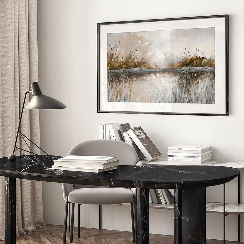 Honeybloom Lake View Framed Art Print Honeybloom Lake View Framed Art Print wall art product Carol Robinson