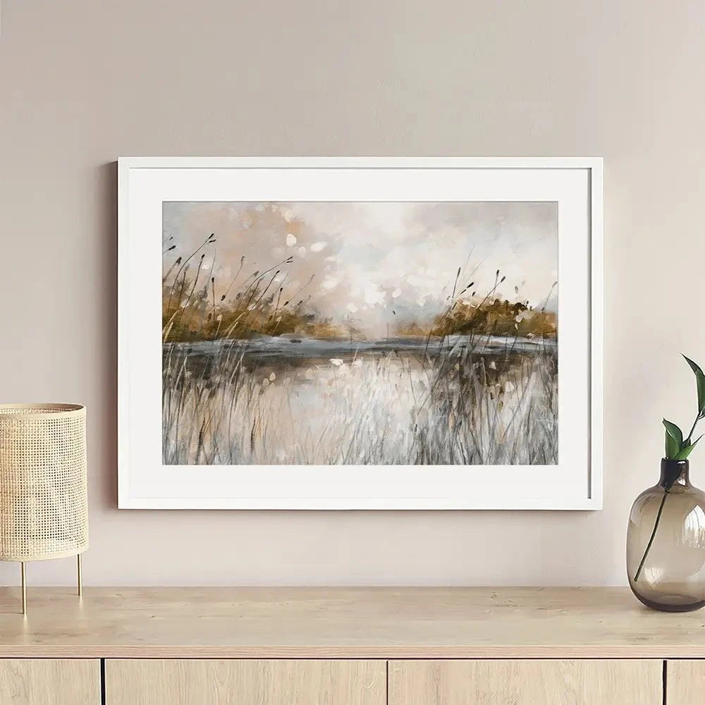 Honeybloom Lake View Framed Art Print Honeybloom Lake View Framed Art Print wall art product Carol Robinson