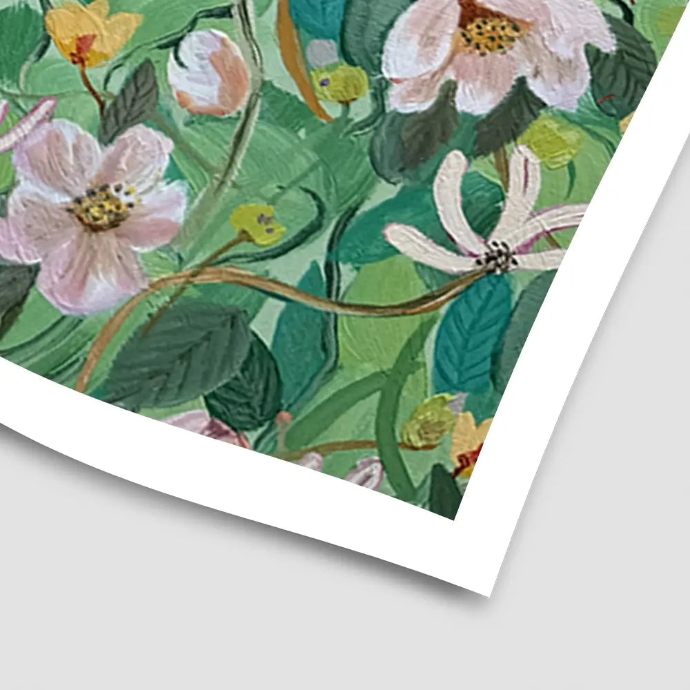 Honeysuckle And Roses Art Print Honeysuckle And Roses Art Print wall art product Karen Sutton