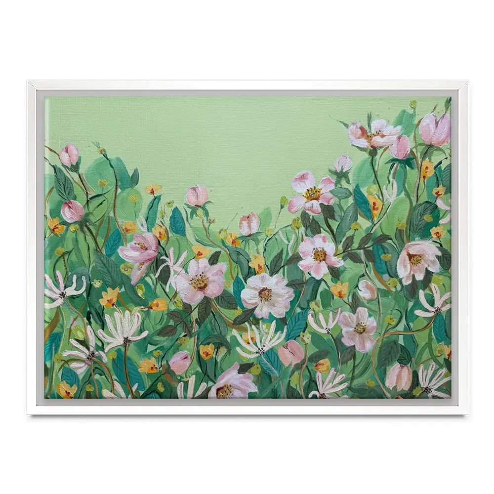 Honeysuckle And Roses Canvas Print Honeysuckle And Roses Canvas Print wall art product Karen Sutton