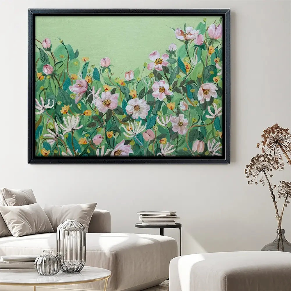 Honeysuckle And Roses Canvas Print Honeysuckle And Roses Canvas Print wall art product Karen Sutton