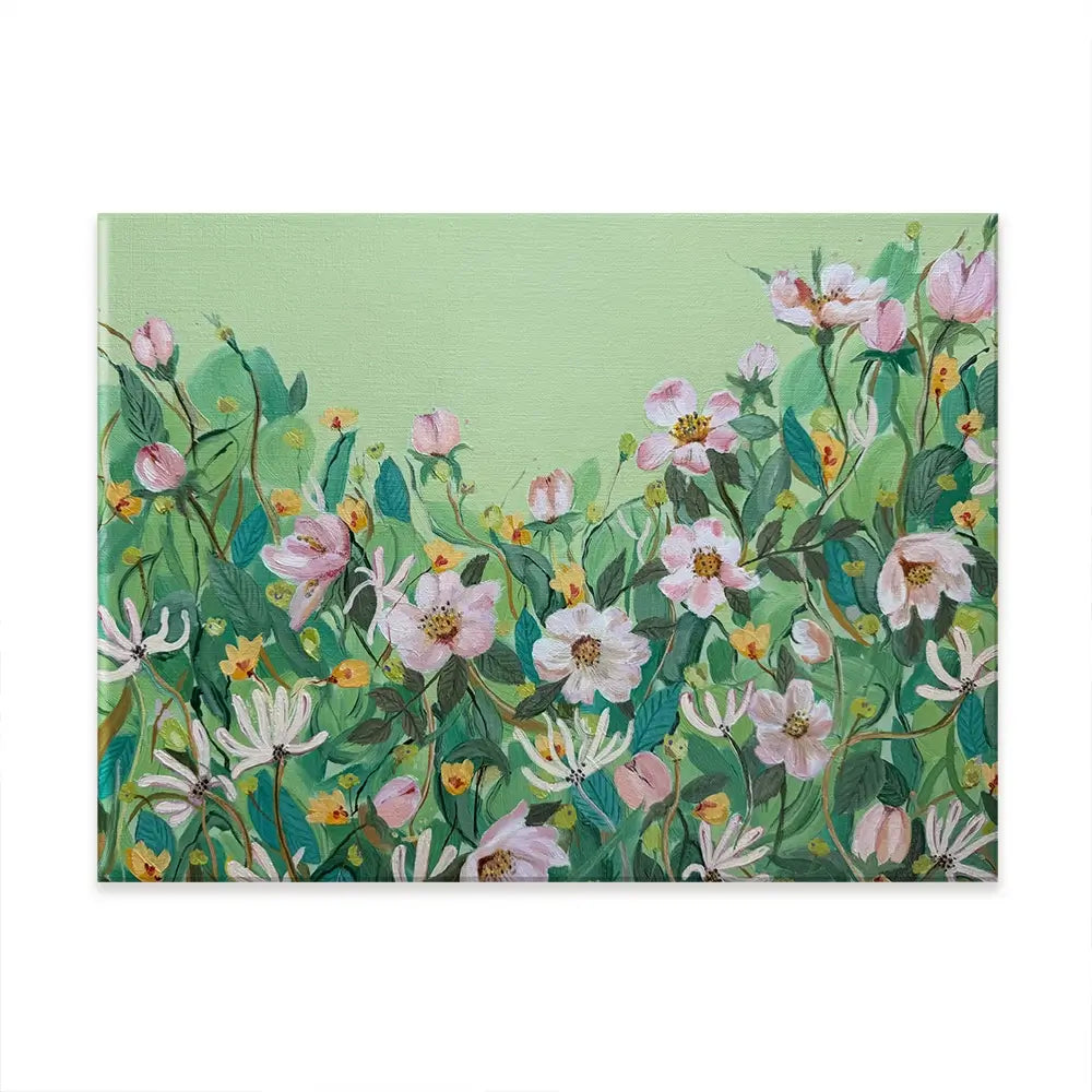 Honeysuckle And Roses Canvas Print Honeysuckle And Roses Canvas Print wall art product Karen Sutton