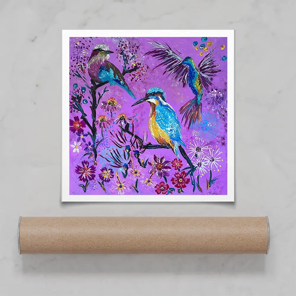 Hong Kong Garden Square Art Print Hong Kong Garden Square Art Print wall art product Jo Mulligan