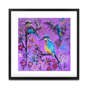 Hong Kong Garden Square Framed Art Print Hong Kong Garden Square Framed Art Print wall art product Jo Mulligan