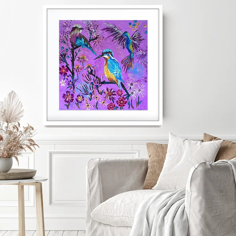 Hong Kong Garden Square Framed Art Print Hong Kong Garden Square Framed Art Print wall art product Jo Mulligan