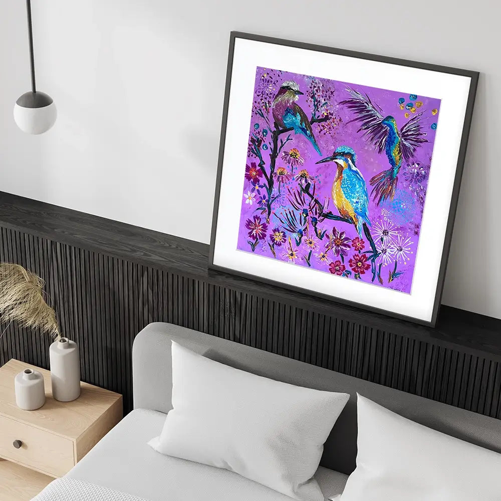 Hong Kong Garden Square Framed Art Print Hong Kong Garden Square Framed Art Print wall art product Jo Mulligan