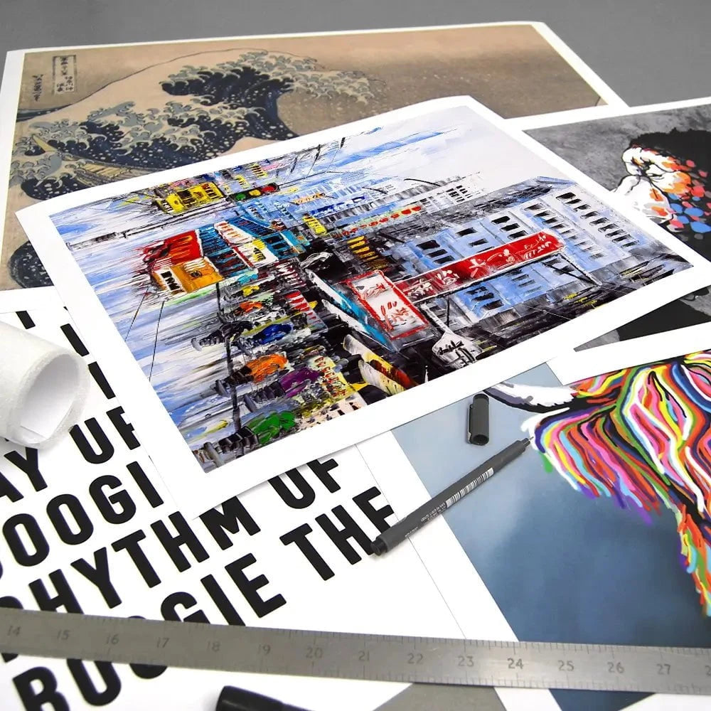 Hong Kong Street View Art Print Hong Kong Street View Art Print wall art product CYC / Shutterstock