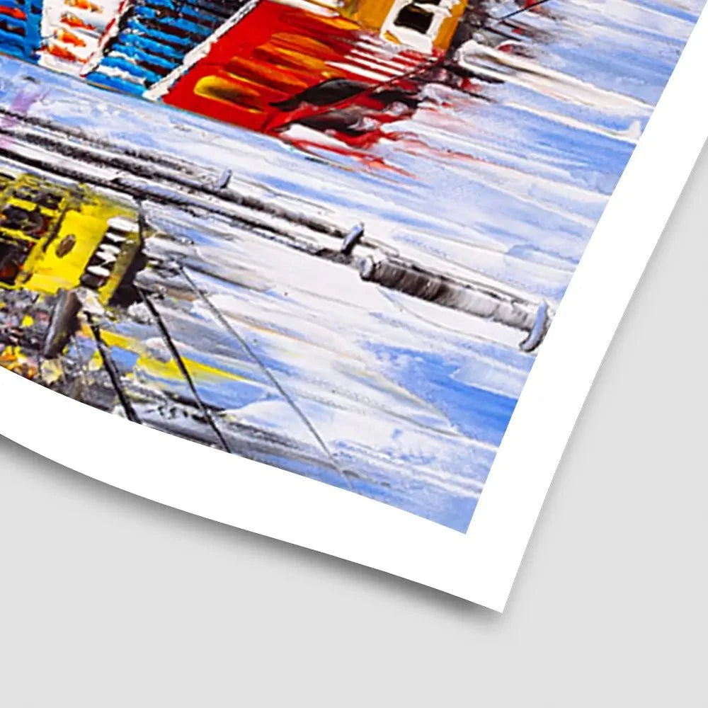 Hong Kong Street View Art Print Hong Kong Street View Art Print wall art product CYC / Shutterstock