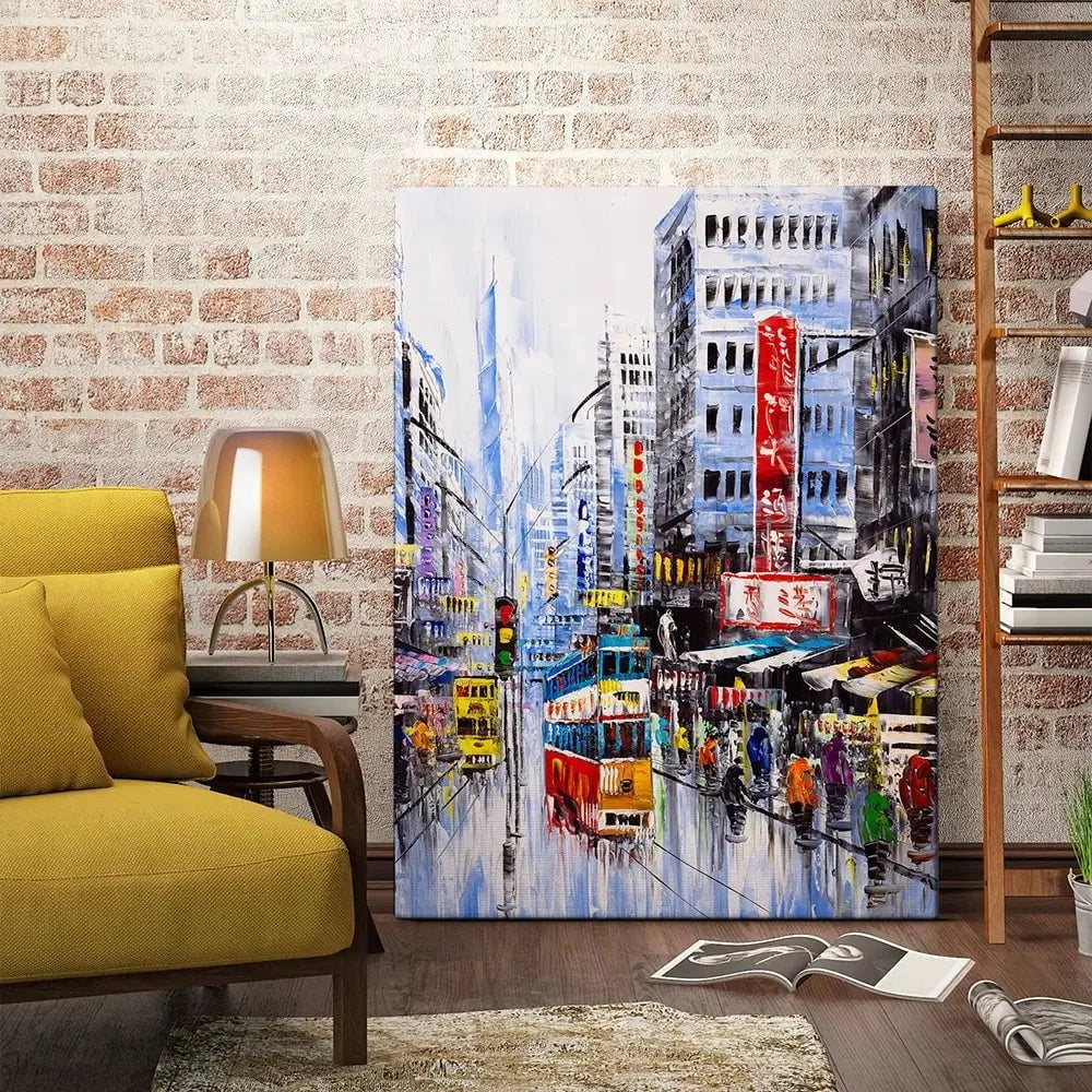 Hong Kong Street View Canvas Print Hong Kong Street View Canvas Print wall art product CYC / Shutterstock