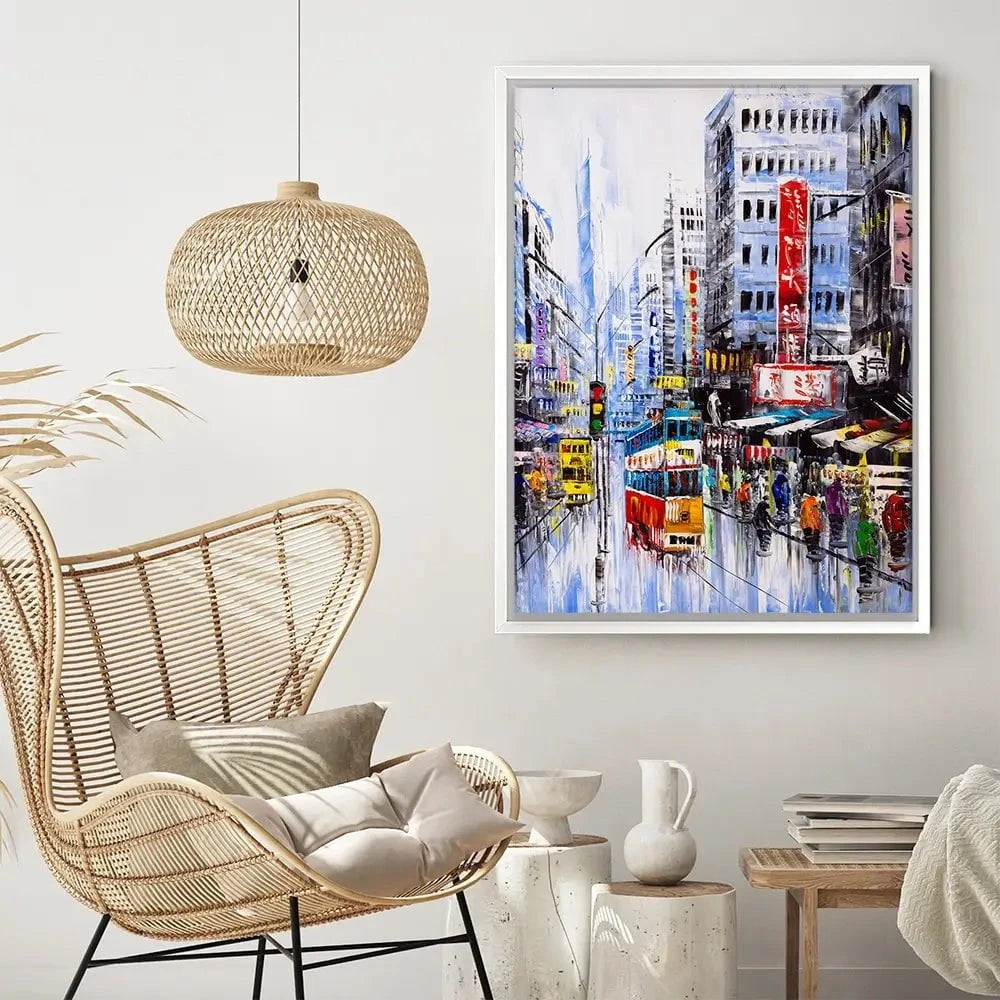 Hong Kong Street View Canvas Print Hong Kong Street View Canvas Print wall art product CYC / Shutterstock
