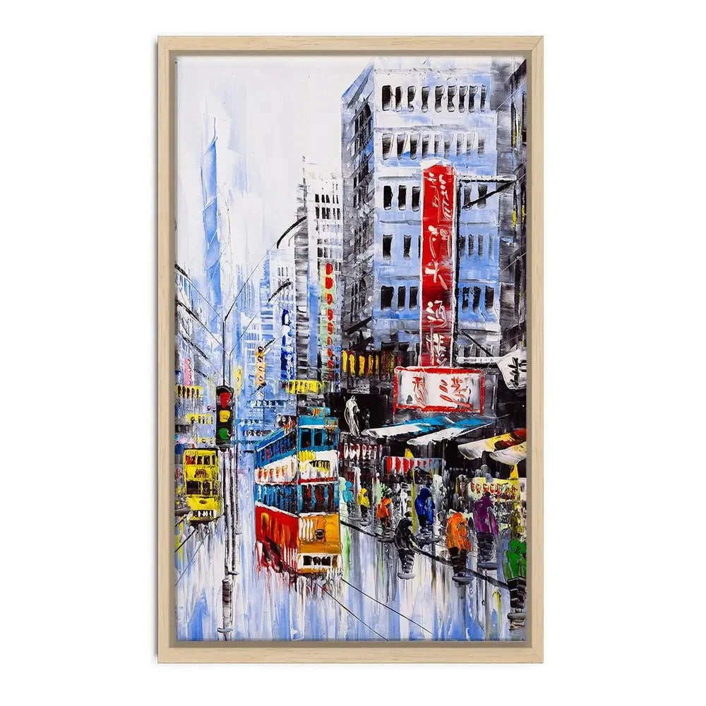 Hong Kong Street View Canvas Print Hong Kong Street View Canvas Print wall art product CYC / Shutterstock