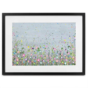 Hope Dances In The Flowers Framed Art Print Hope Dances In The Flowers Framed Art Print wall art product Jo Gough