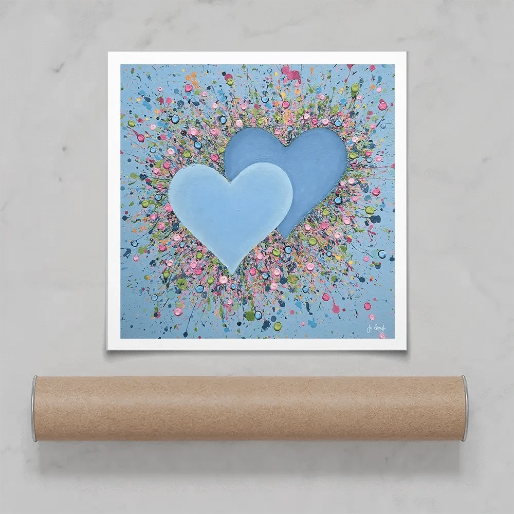Hope In Our Hearts Art Print Hope In Our Hearts Art Print wall art product Jo Gough