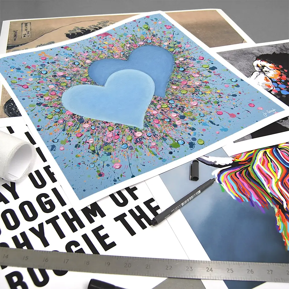 Hope In Our Hearts Art Print Hope In Our Hearts Art Print wall art product Jo Gough