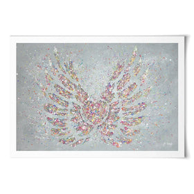 Hope Is Your Heart With Wings Art Print Hope Is Your Heart With Wings Art Print wall art product Jo Gough