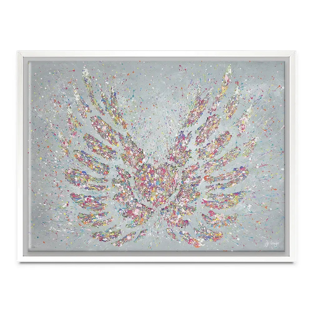 Hope Is Your Heart With Wings Canvas Print Hope Is Your Heart With Wings Canvas Print wall art product Jo Gough