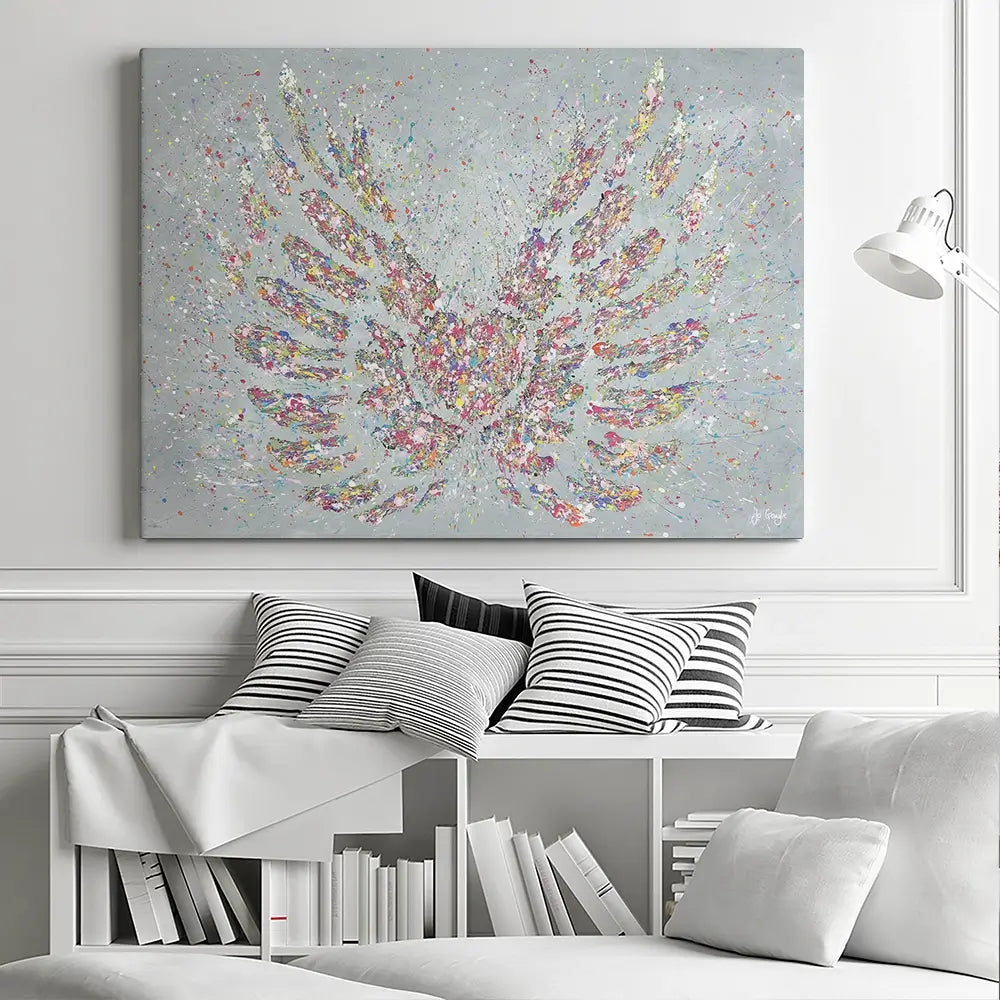 Hope Is Your Heart With Wings Canvas Print Hope Is Your Heart With Wings Canvas Print wall art product Jo Gough