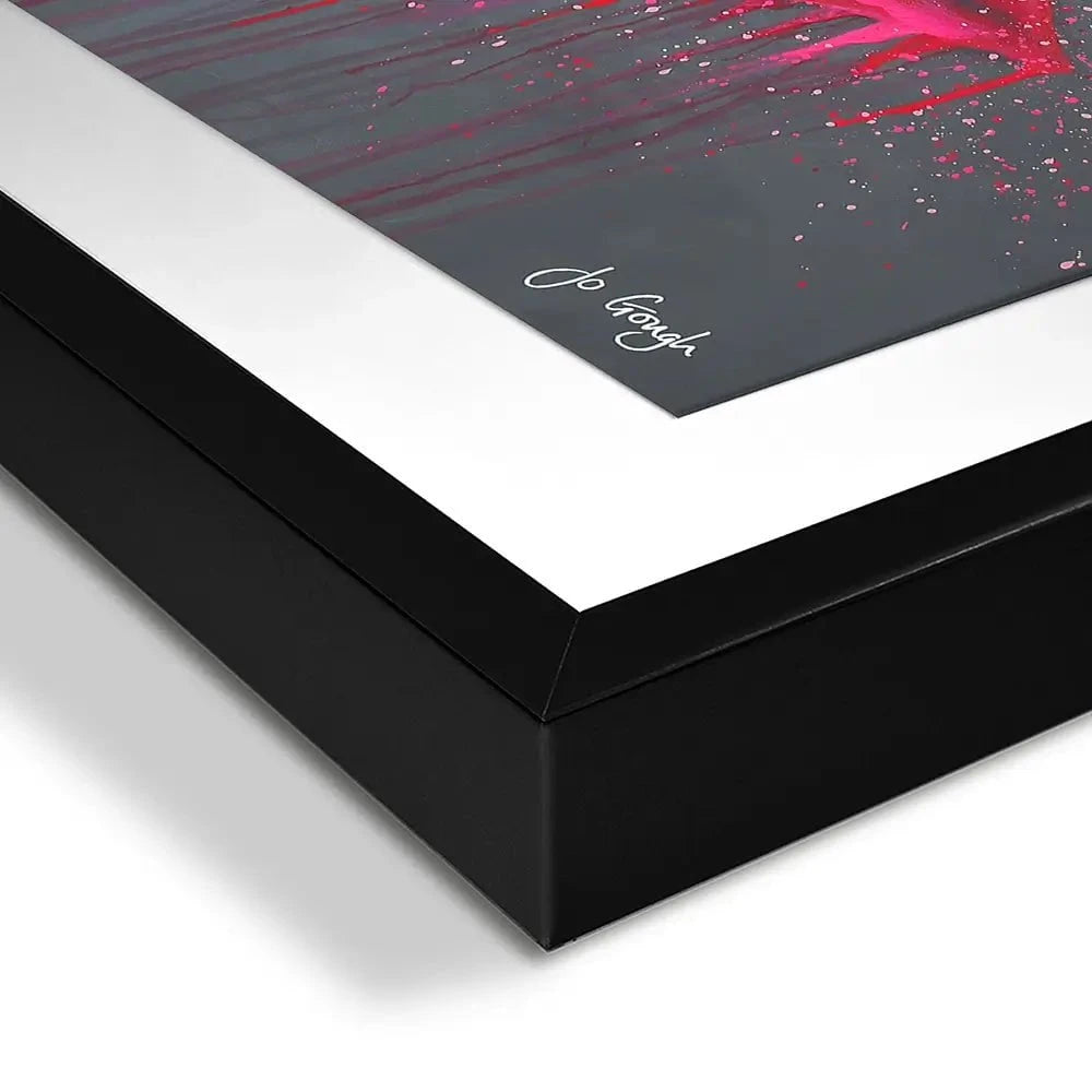 Hot Lips Framed Art Print Hot Lips Framed Art Print wall art product Jo Gough