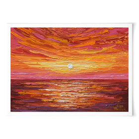 Hot Summer Sunset Art Print Hot Summer Sunset Art Print wall art product Olga Tkachyk