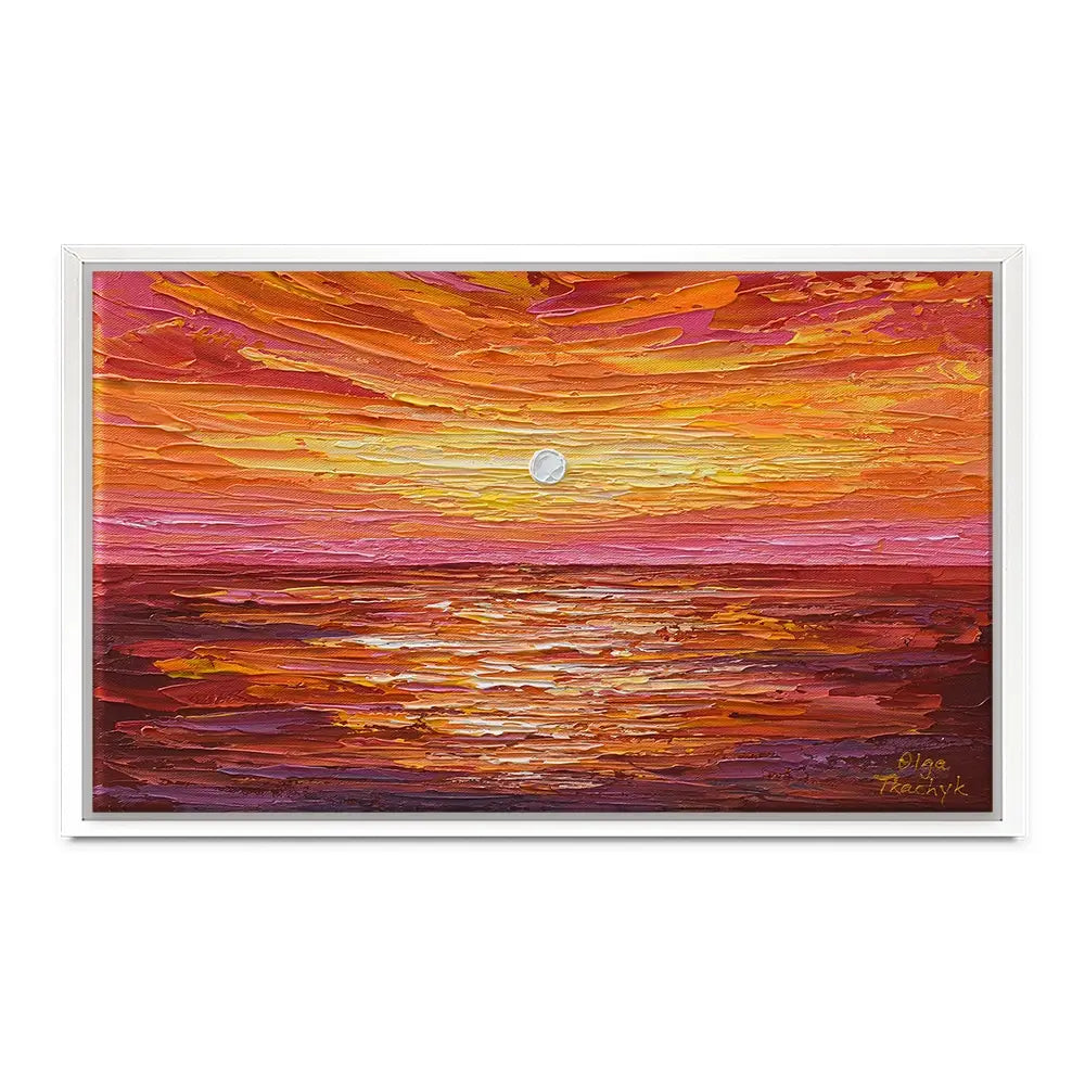 Hot Summer Sunset Canvas Print Hot Summer Sunset Canvas Print wall art product Olga Tkachyk