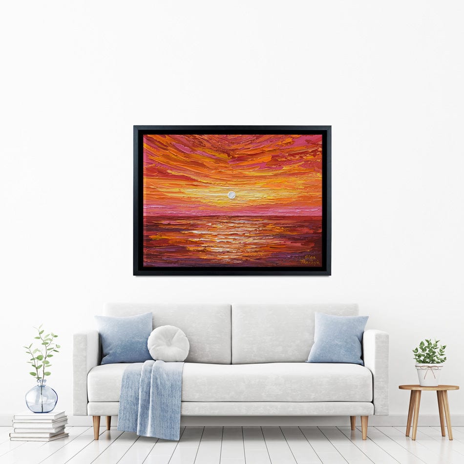Hot Summer Sunset Canvas Print wall art product Olga Tkachyk