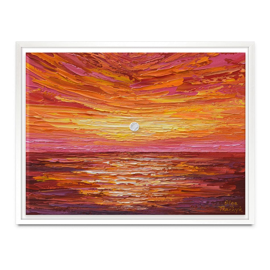 Hot Summer Sunset Canvas Print wall art product Olga Tkachyk