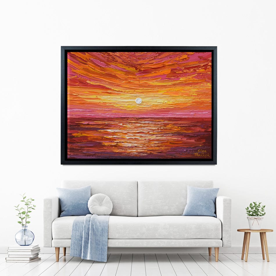 Hot Summer Sunset Canvas Print wall art product Olga Tkachyk