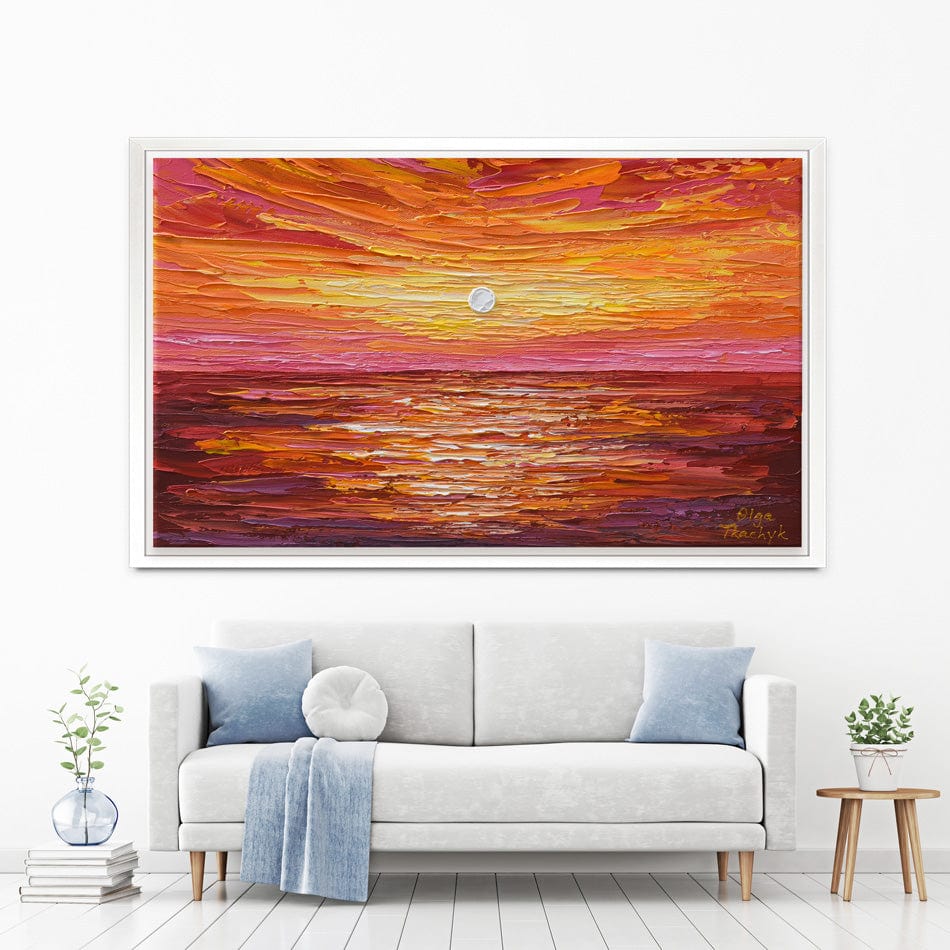 Hot Summer Sunset Canvas Print wall art product Olga Tkachyk