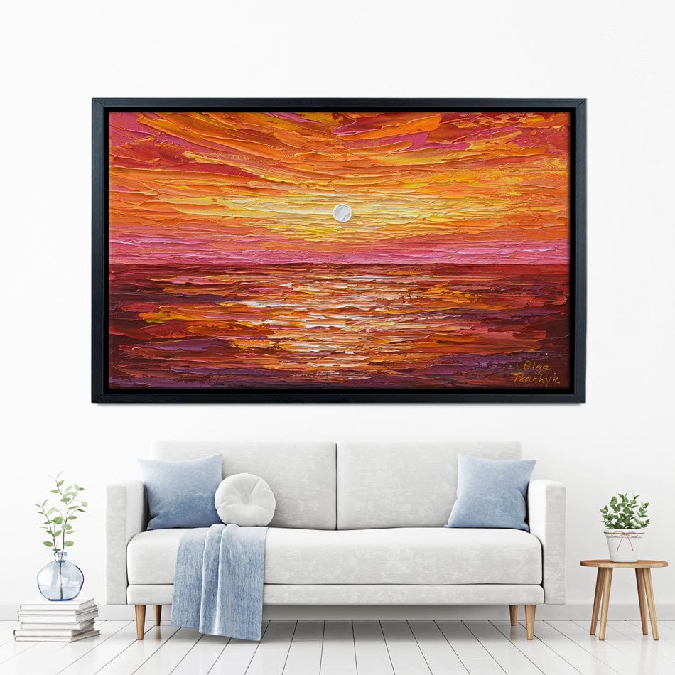 Hot Summer Sunset Canvas Print wall art product Olga Tkachyk
