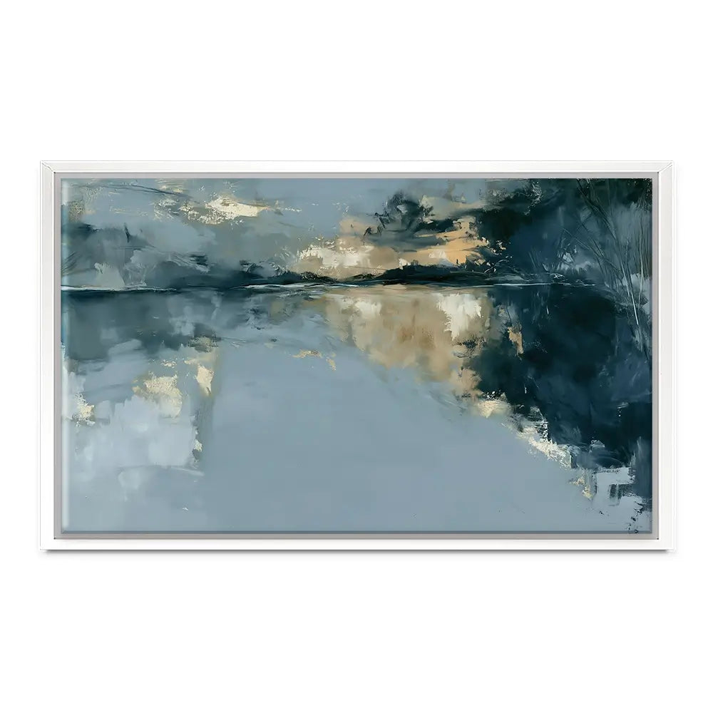 Hour Of Slow Reflection Canvas Print Hour Of Slow Reflection Canvas Print wall art product Chromatic Storm Studio