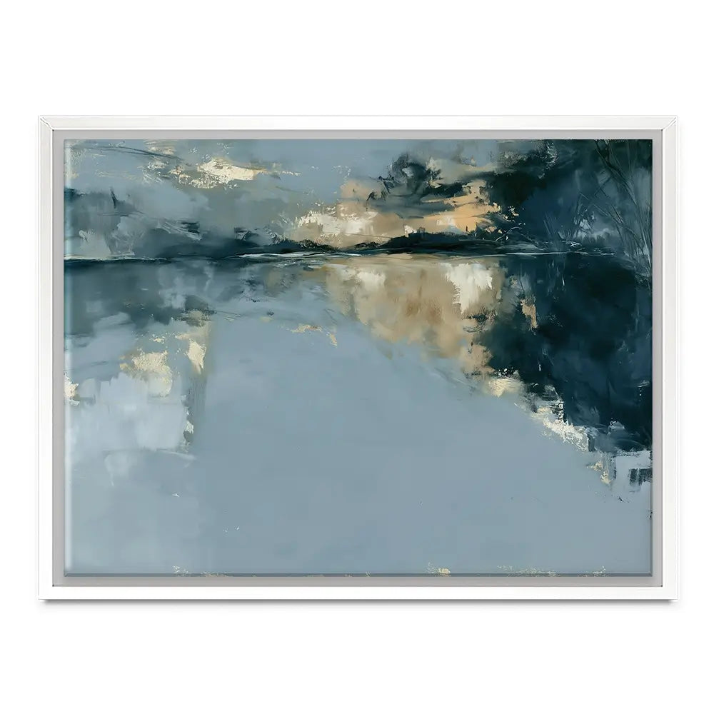 Hour Of Slow Reflection Canvas Print Hour Of Slow Reflection Canvas Print wall art product Chromatic Storm Studio