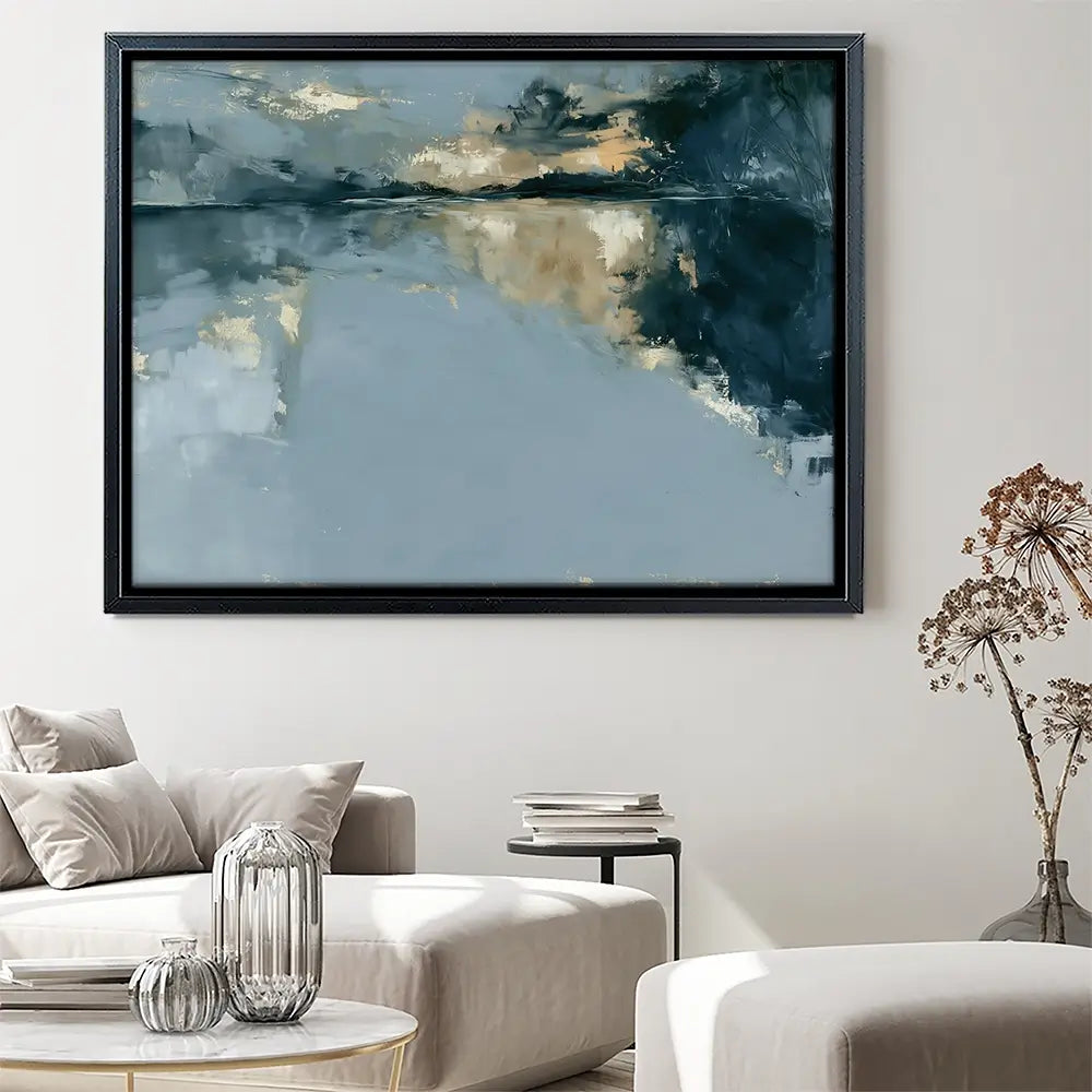 Hour Of Slow Reflection Canvas Print Hour Of Slow Reflection Canvas Print wall art product Chromatic Storm Studio
