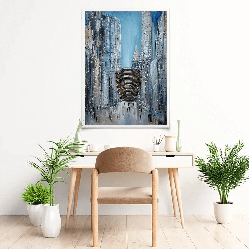 Hudson Yards Art Print Hudson Yards Art Print wall art product Ekaterina Ermilkina