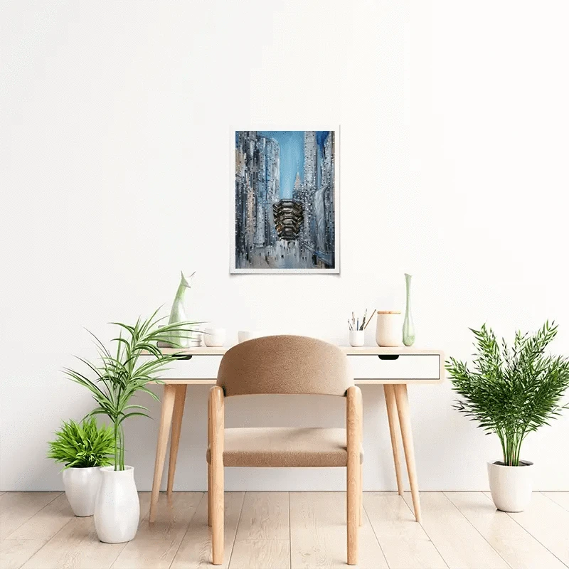 Hudson Yards Art Print Hudson Yards Art Print wall art product Ekaterina Ermilkina