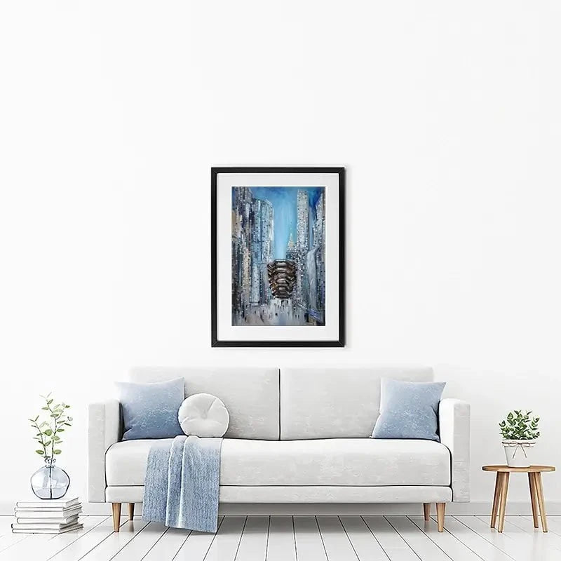 Hudson Yards Framed Art Print Hudson Yards Framed Art Print wall art product Ekaterina Ermilkina