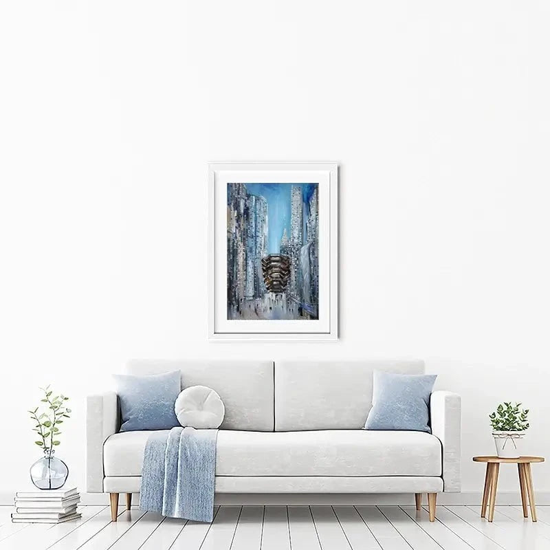 Hudson Yards Framed Art Print Hudson Yards Framed Art Print wall art product Ekaterina Ermilkina