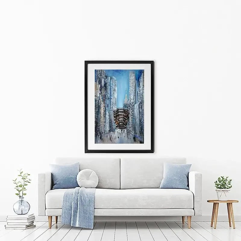 Hudson Yards Framed Art Print Hudson Yards Framed Art Print wall art product Ekaterina Ermilkina