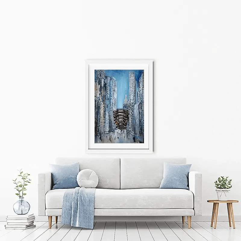 Hudson Yards Framed Art Print Hudson Yards Framed Art Print wall art product Ekaterina Ermilkina