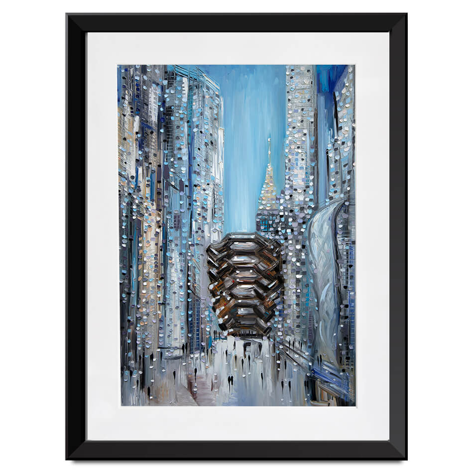 Hudson Yards Framed Art Print Hudson Yards Framed Art Print wall art product Ekaterina Ermilkina