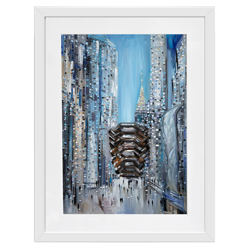 Hudson Yards Framed Art Print Hudson Yards Framed Art Print wall art product Ekaterina Ermilkina