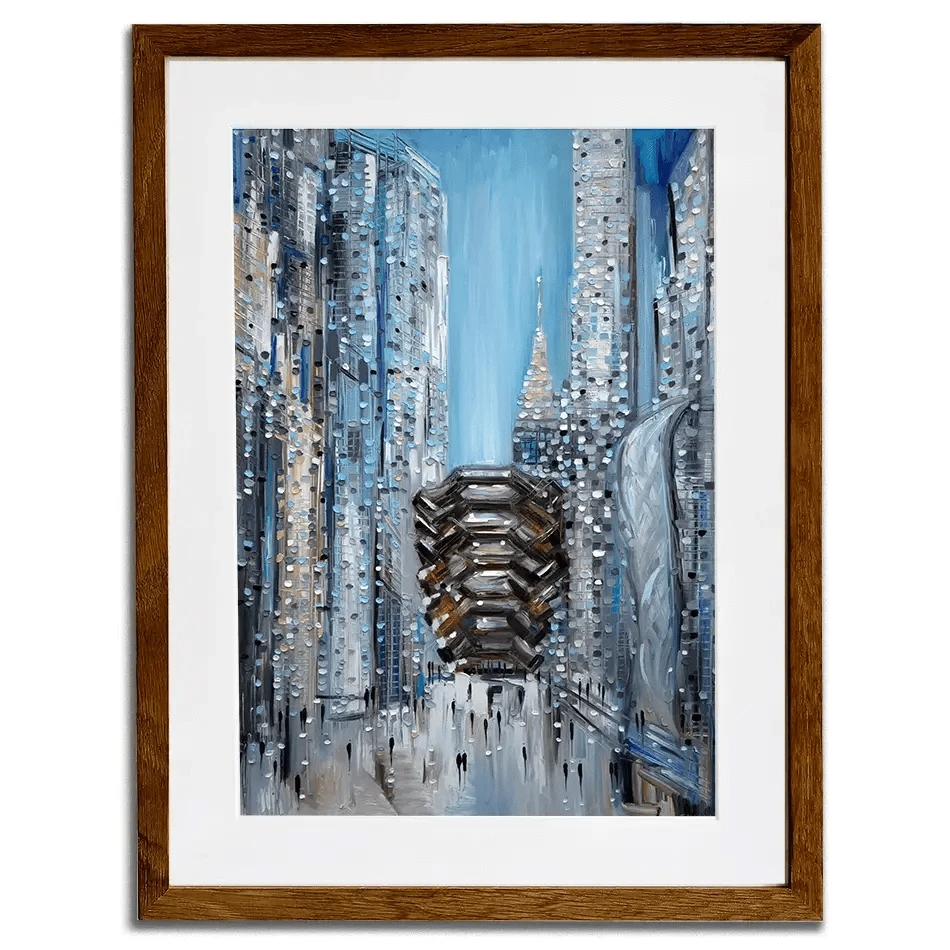 Hudson Yards Framed Art Print Hudson Yards Framed Art Print wall art product Ekaterina Ermilkina
