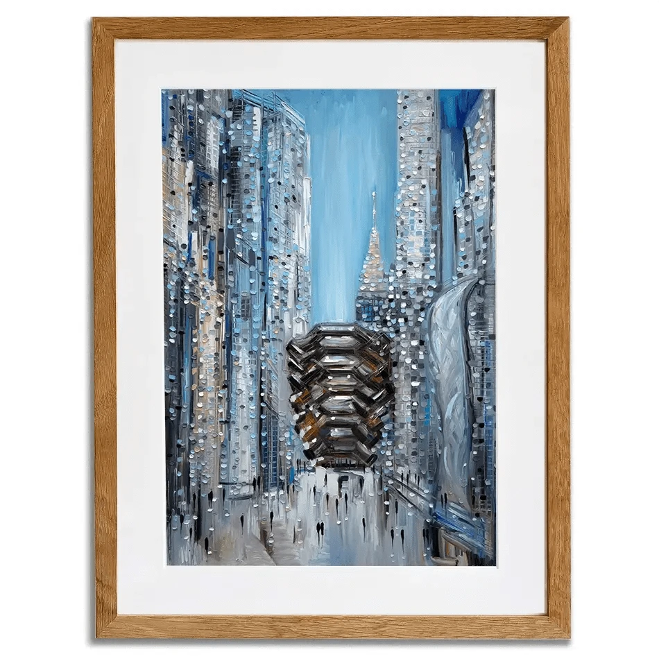Hudson Yards Framed Art Print Hudson Yards Framed Art Print wall art product Ekaterina Ermilkina