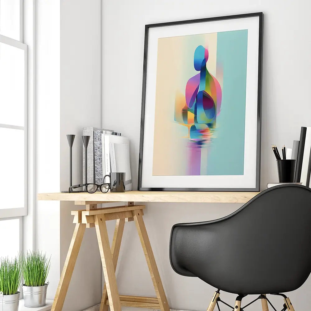 Humanoid Framed Art Print Humanoid Framed Art Print wall art product David Alexander Elder