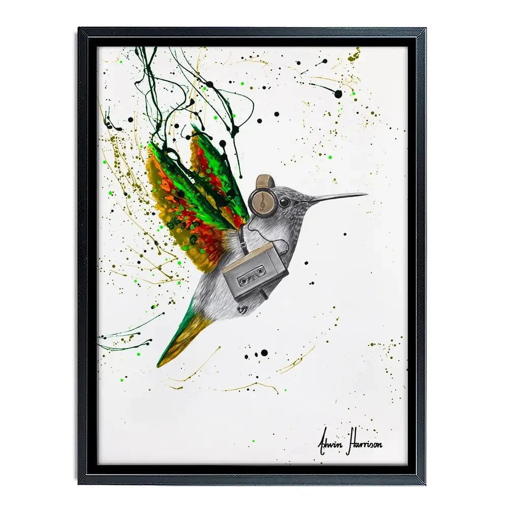 Hummingbird Beats Canvas Print Hummingbird Beats Canvas Print wall art product Ashvin Harrison
